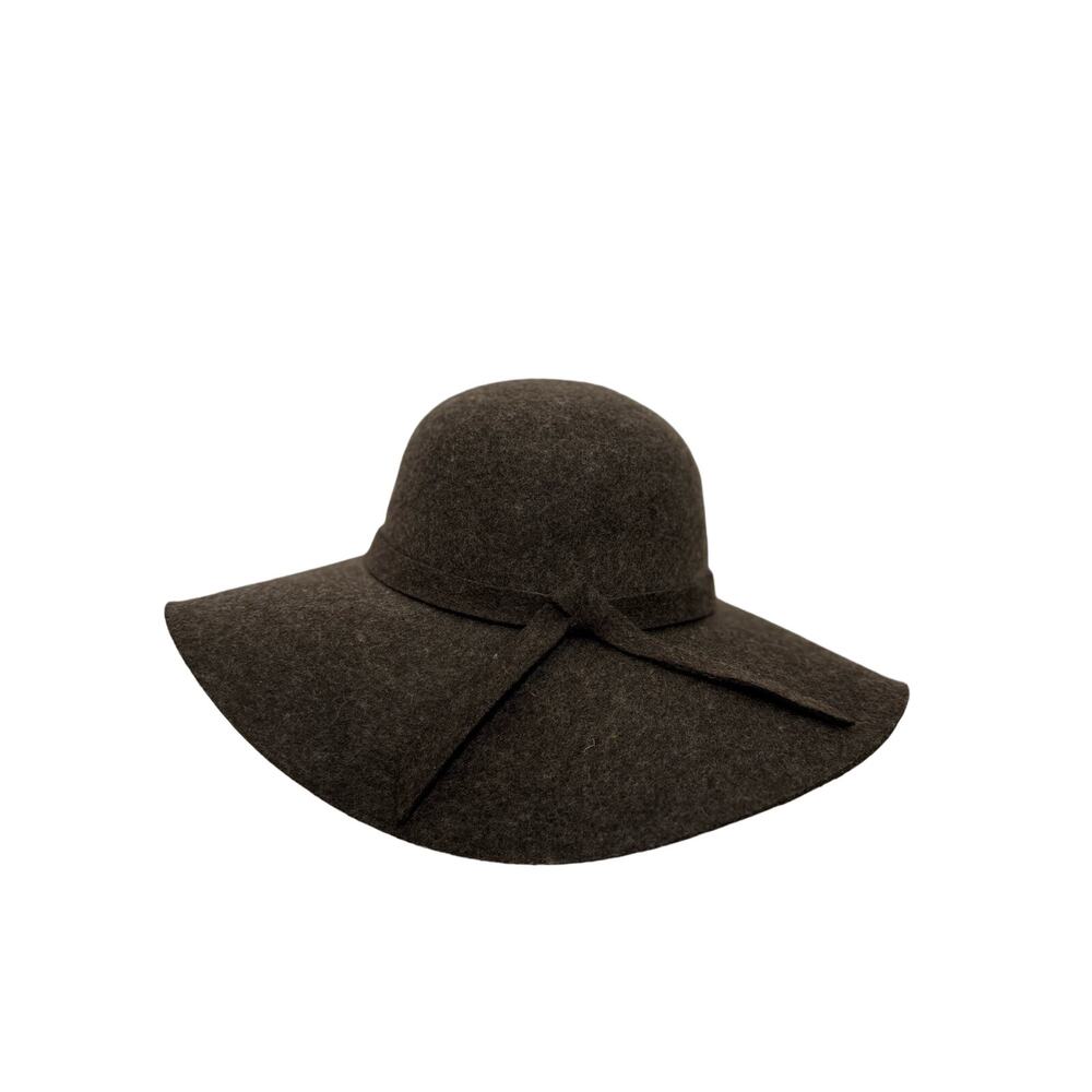 Adora Women’s 100% Wool Floopy Hat with Bow - Picture 2 of 5